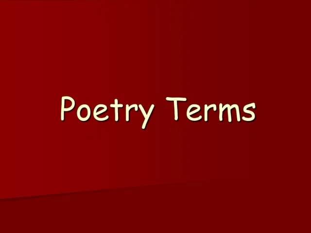 42 Common Poetry Terms to Know as a Writer - WritersGig Blog